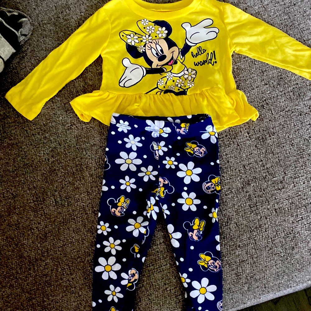 Minnie mouse top and bottom